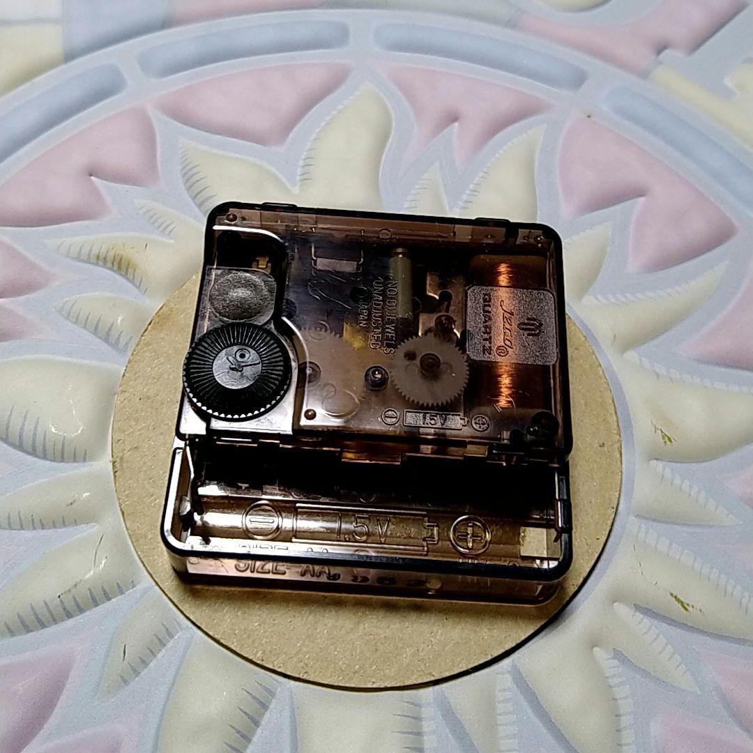 動作確認済サントリー SUNTORY OLD ステンドグラス風 置時計