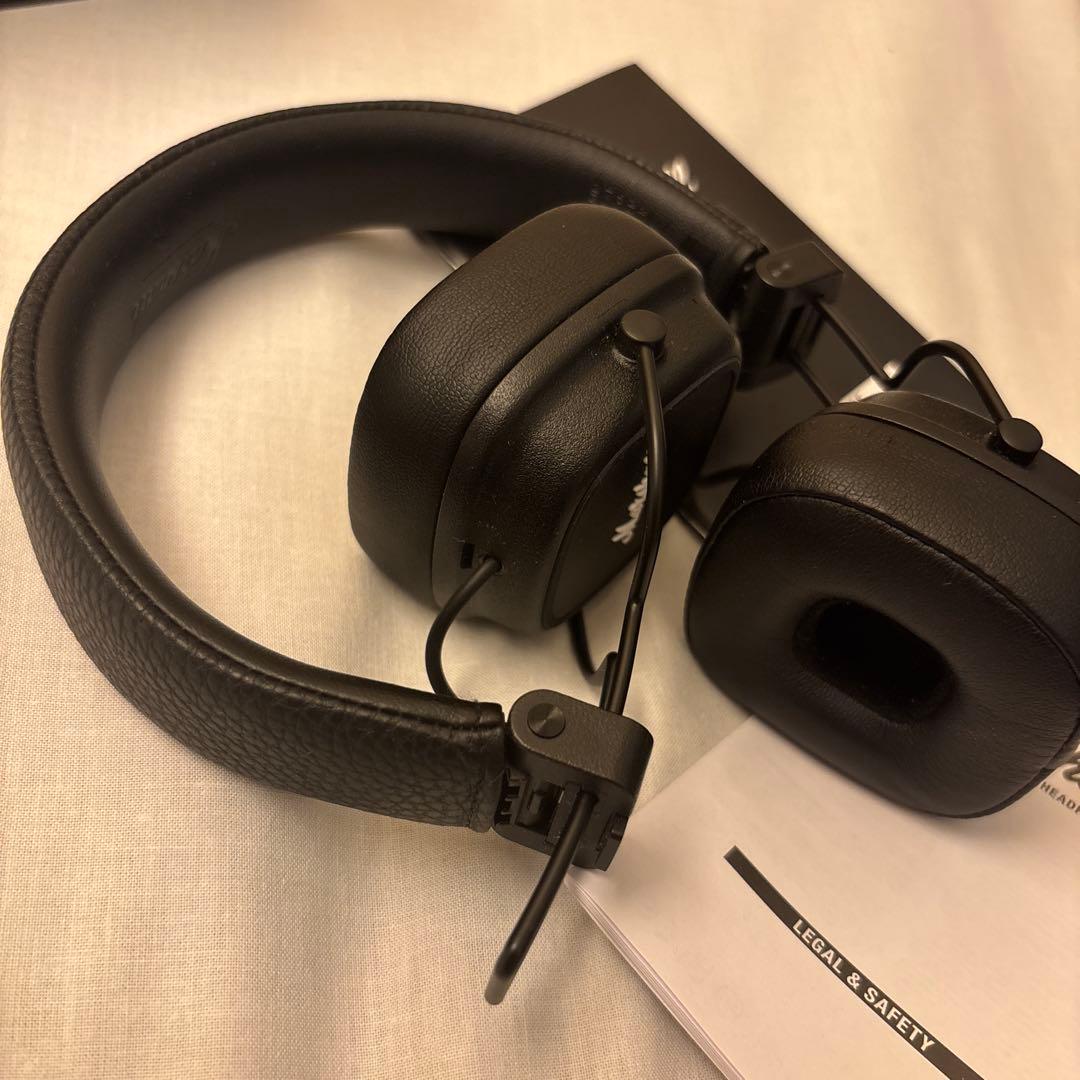 Marshall Major IV ワイヤレスヘッドフォン 黒　(正規品)