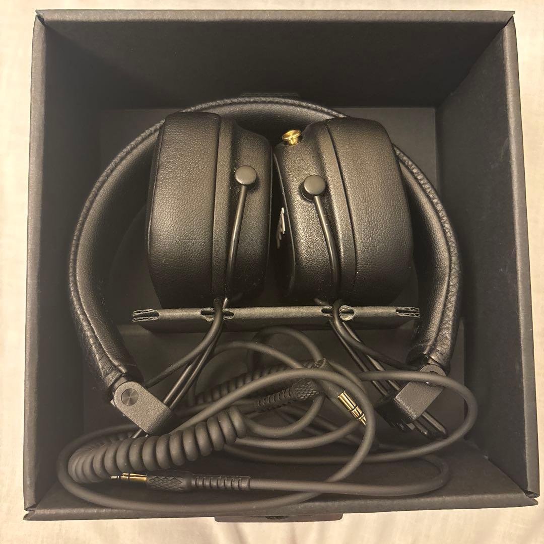 Marshall Major IV ワイヤレスヘッドフォン 黒　(正規品)