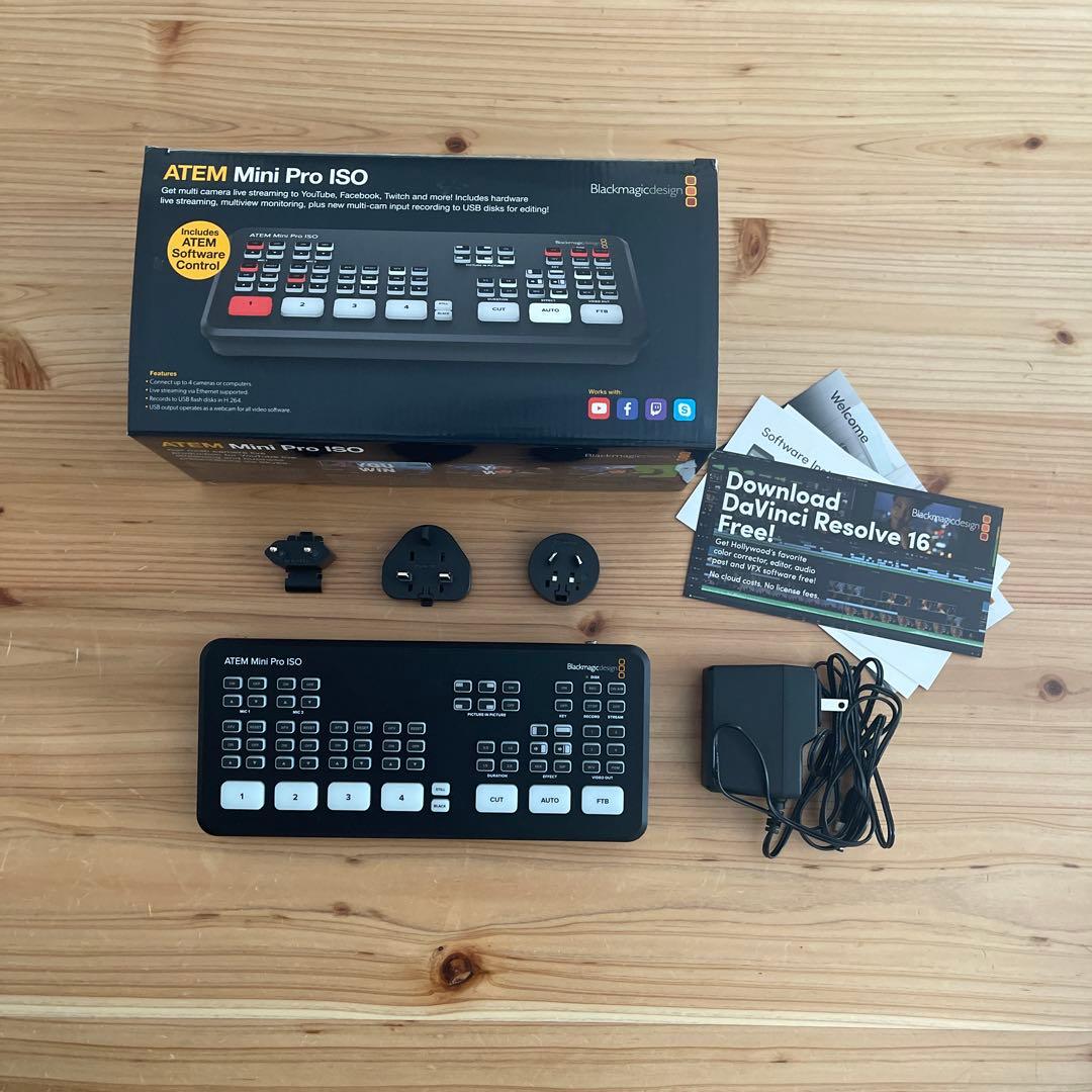 Blackmagic ATEM Mini Pro ISO｜美品・付属品完備