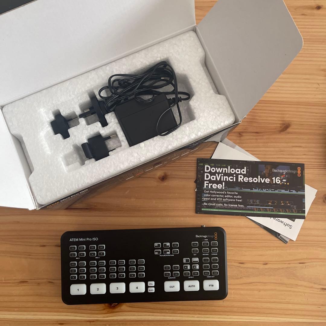 Blackmagic ATEM Mini Pro ISO｜美品・付属品完備