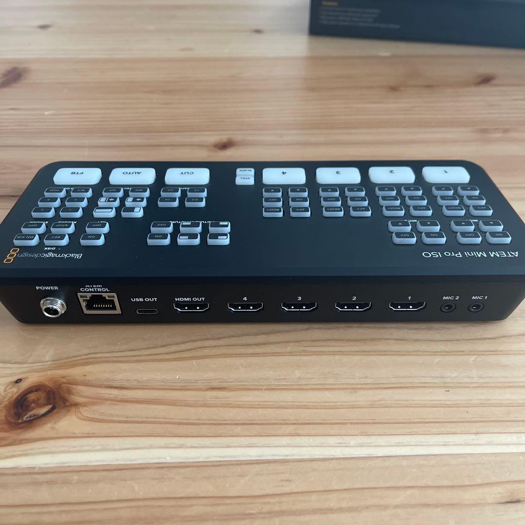 Blackmagic ATEM Mini Pro ISO｜美品・付属品完備