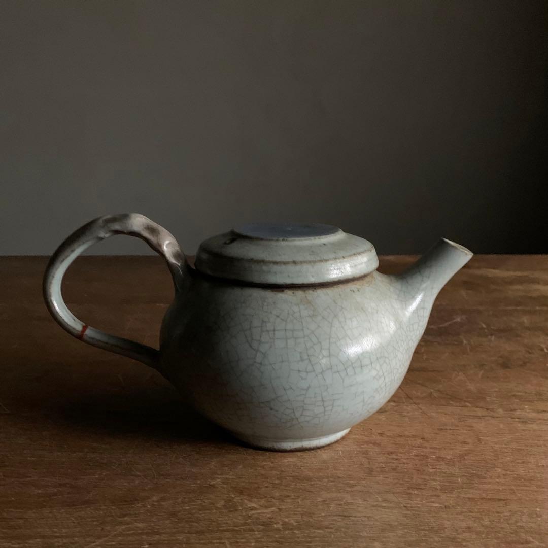 失透釉 後手 急須 古美術 古道具 アンティーク