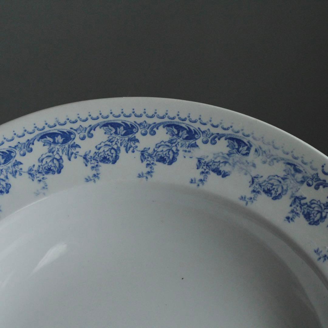 ベルギー ボッホ スーププレート 皿 古道具 アンティーク ブロカント