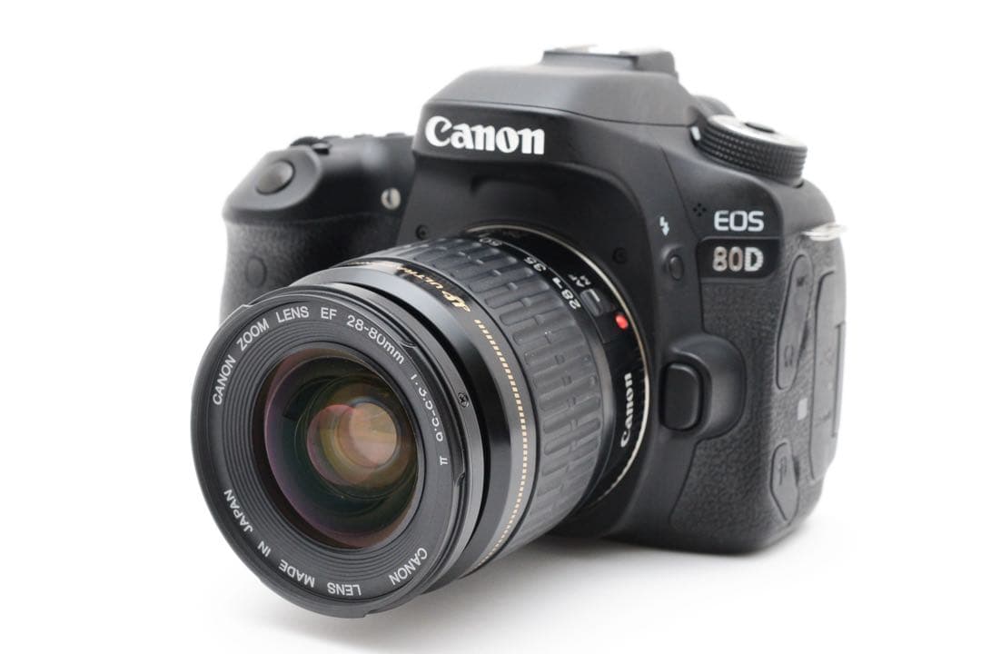 美品/保証付/デジタル一眼レフカメラ/Canon EOS 80D標準レンズセット