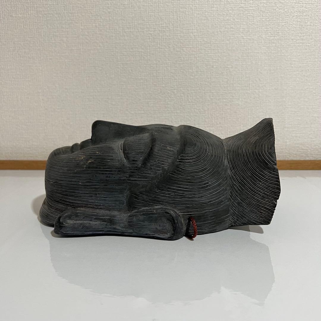 京都　広隆寺　弥勒菩薩　仏面　壁掛　彫刻