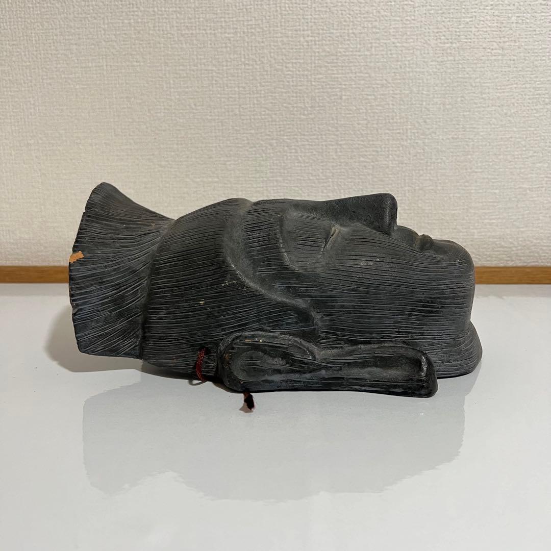 京都　広隆寺　弥勒菩薩　仏面　壁掛　彫刻