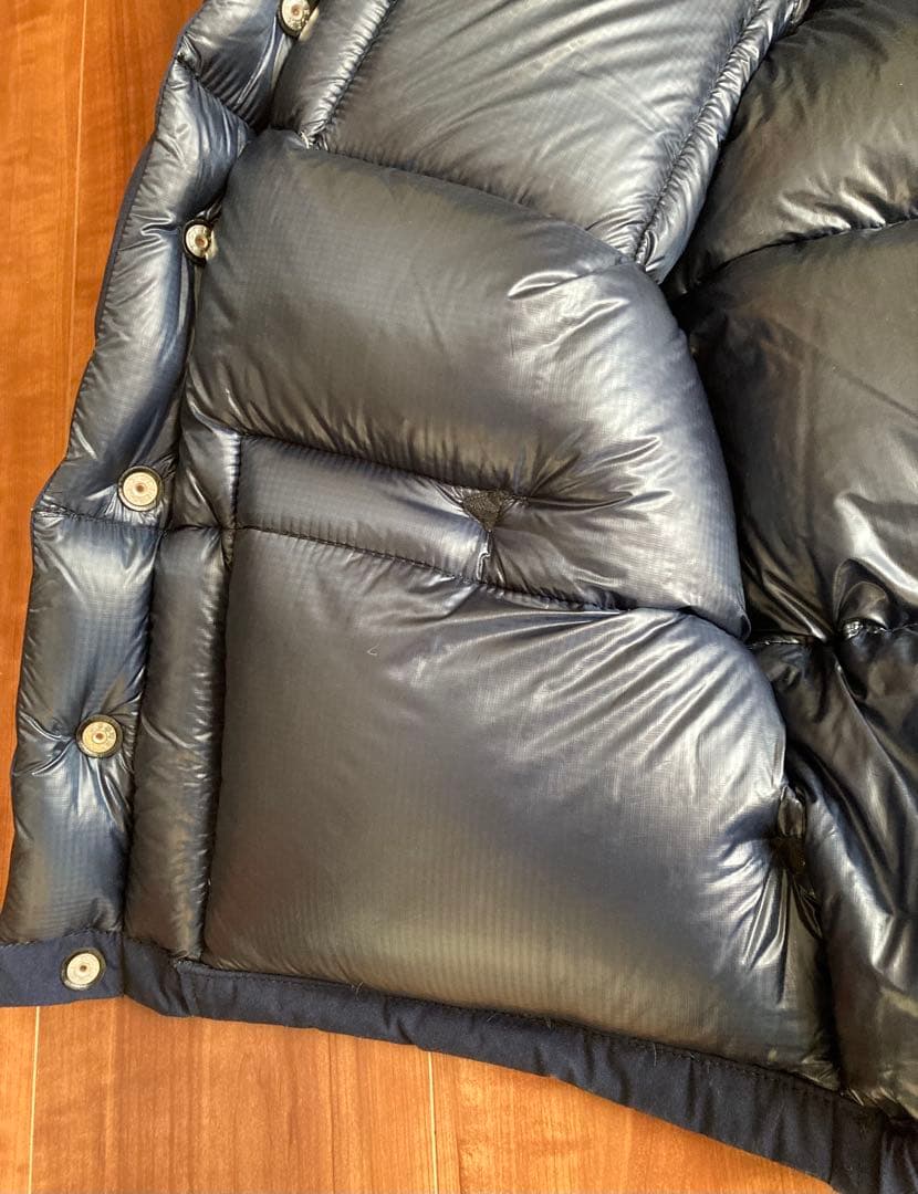 ノースフェイス　パープルレーベル フーデッドシェラベスト　ネイビー　サイズS