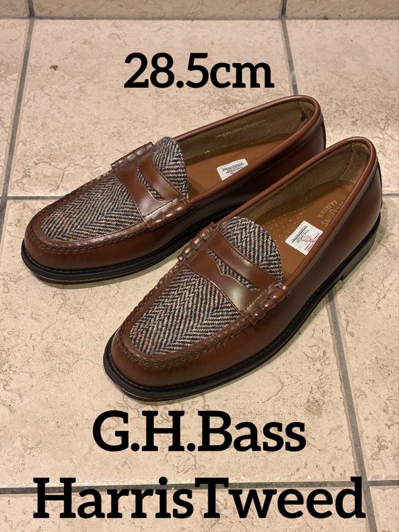 G.H.Bass×HarrisTweed Weejuns LARSON 28.5