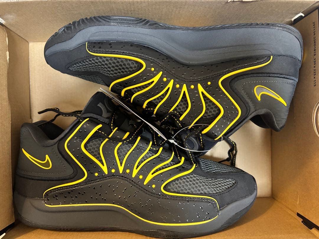 新品 26cm ナイキ KD18 EP ブラックユニバーシティゴールド バッシュ