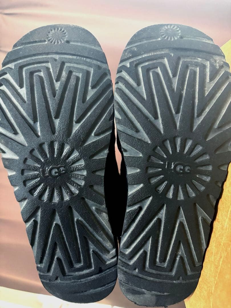 【美品】UGG ムートンブーツ ラインストーン ブラック