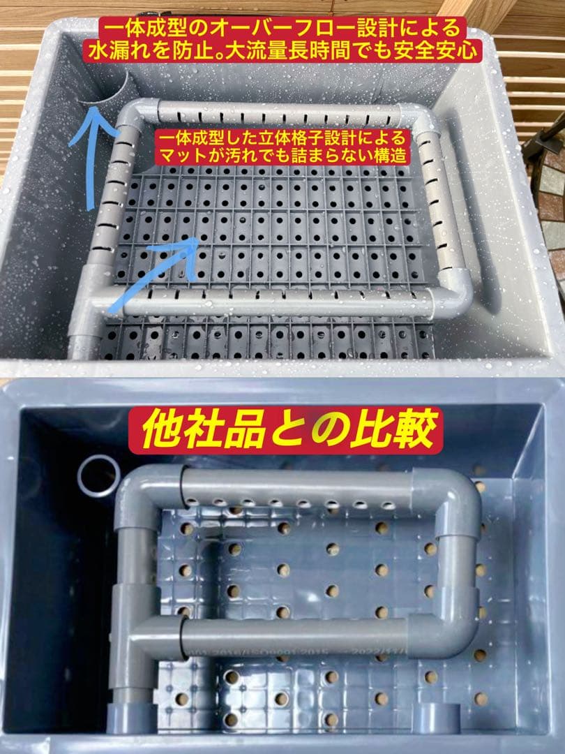 【1点限り訳あり特価】 水槽池用フィルター 濾過槽 濾過装置器
