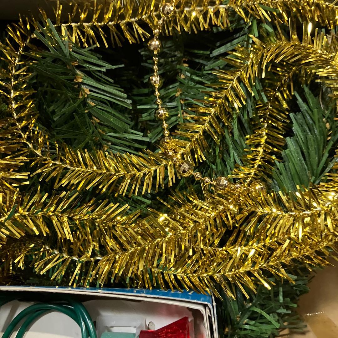 最終セール　昭和レトロ　当時物　ホームセット クリスマスツリーセット