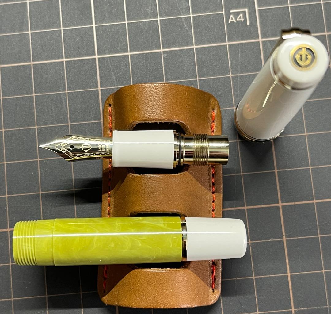 セーラー万年筆　ランコントル　ピスタッシュ　MF（中細）