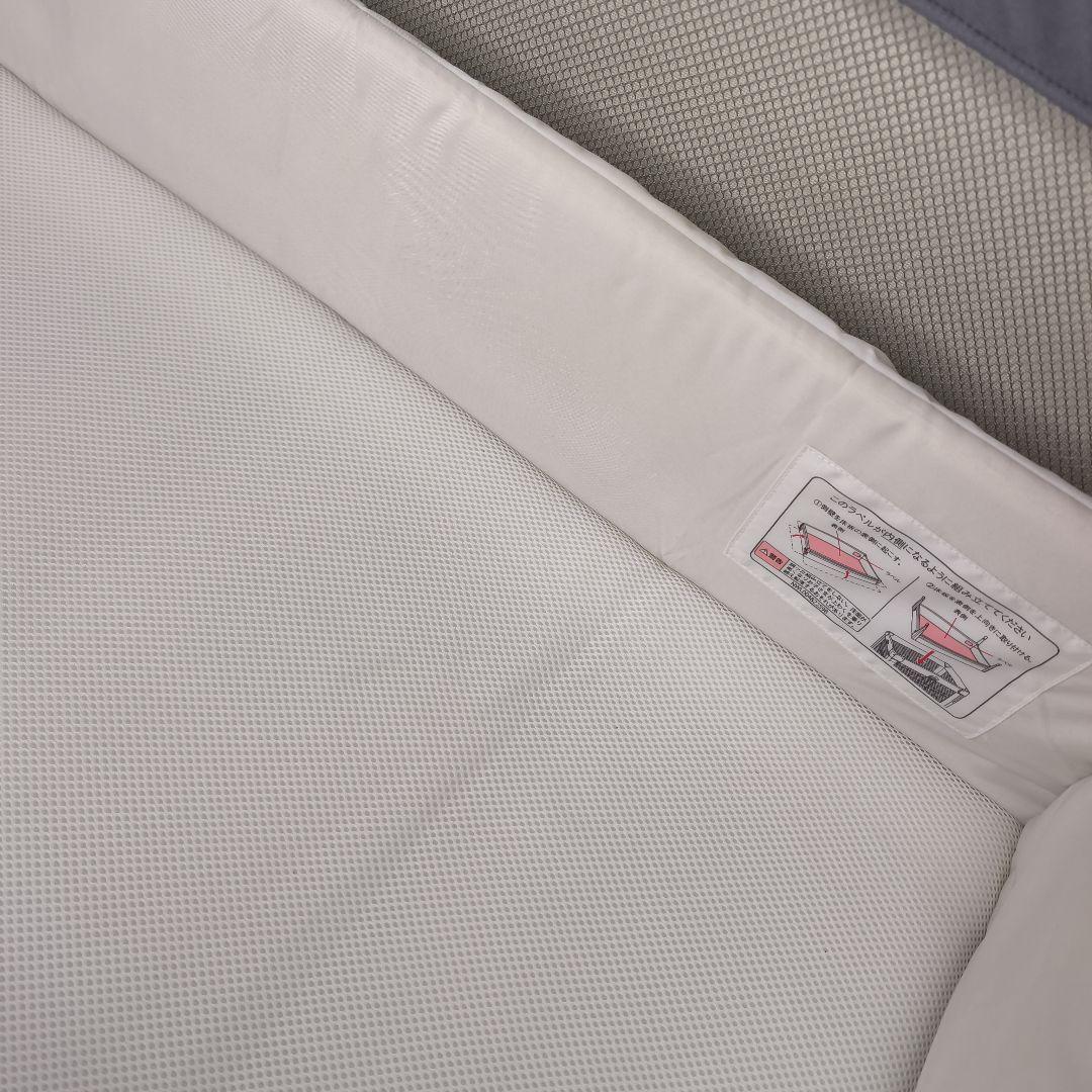 ぷー【処分セール中】Apricaベビーベッド ココネルエアー グレーベアー2