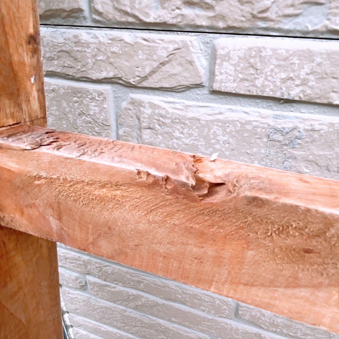 ②木製 梯子 ハシゴ インテリア 輸入家具