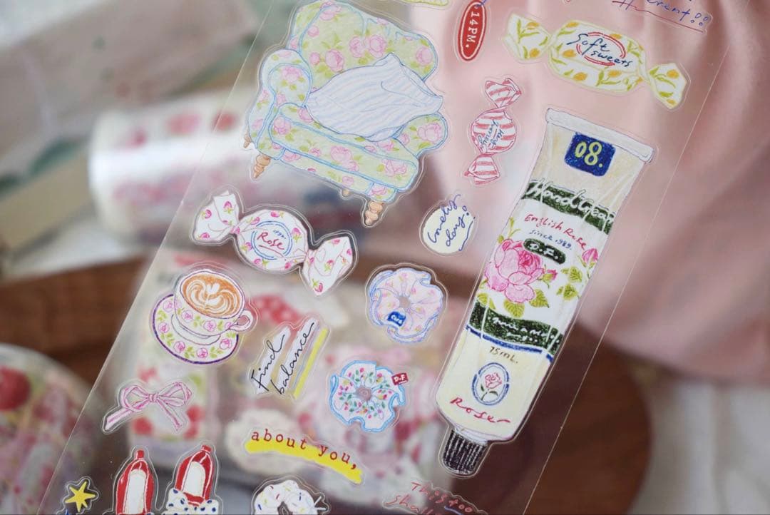 【9349】海外　5m巻　PETカッティングマスキングテープ　小物　家具　生活