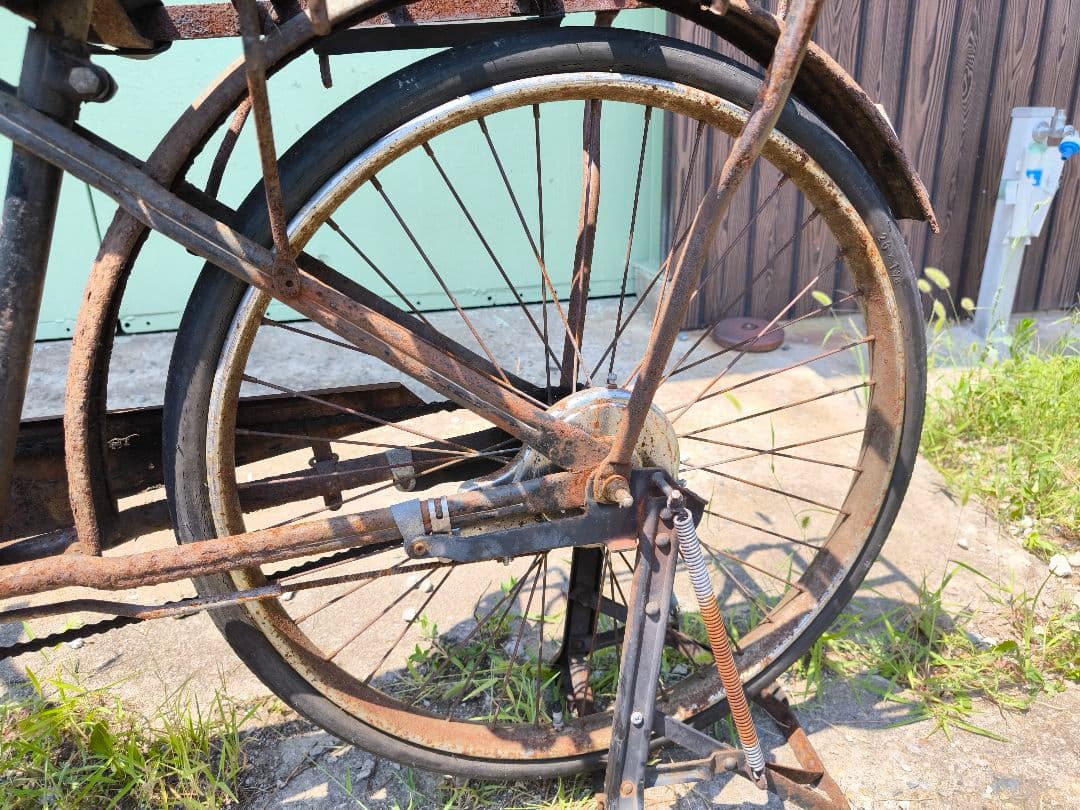 アンティーク運搬実用自転車ロータル