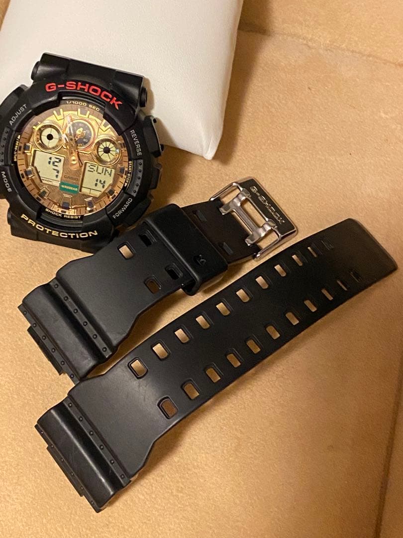 専用出品！【 希少　金ピカ招き猫　美品　電池新品 】ゴールド GA-100TMN