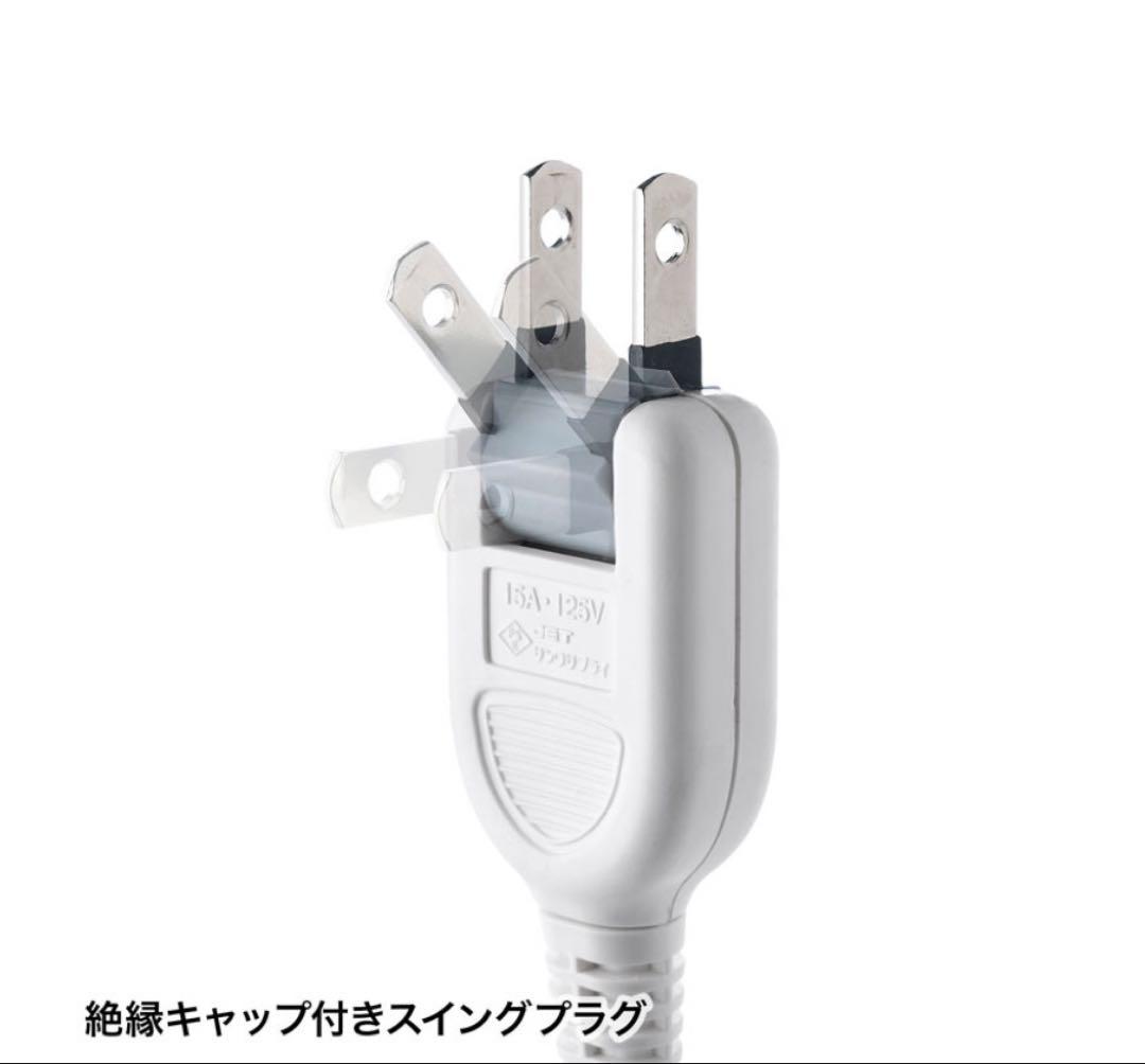 【未開封】雷ガードタップ 2P 6個口 1m 10点セット サンワプライ