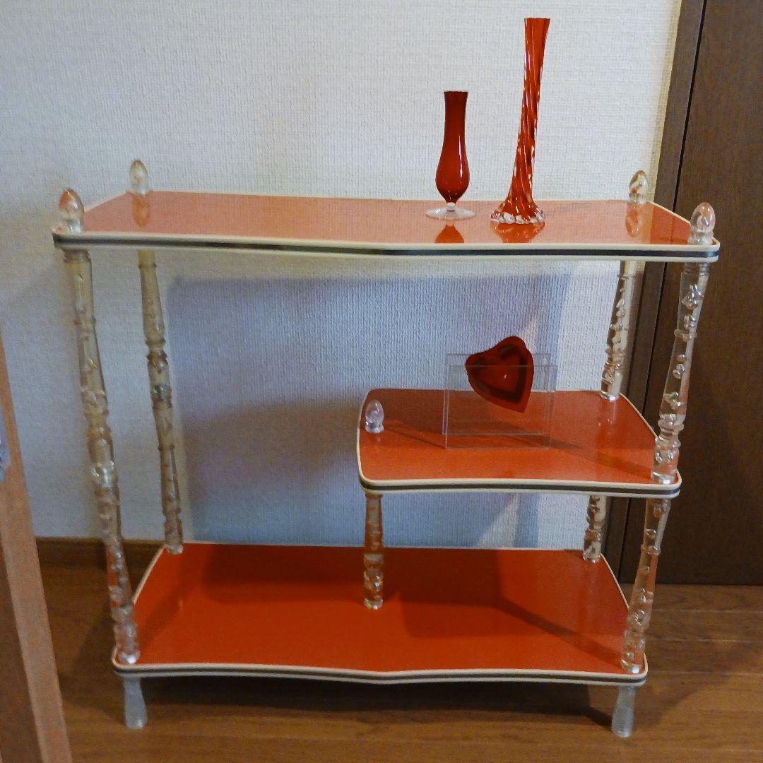 昭和レトロポップ 3段シェルフ飾り棚