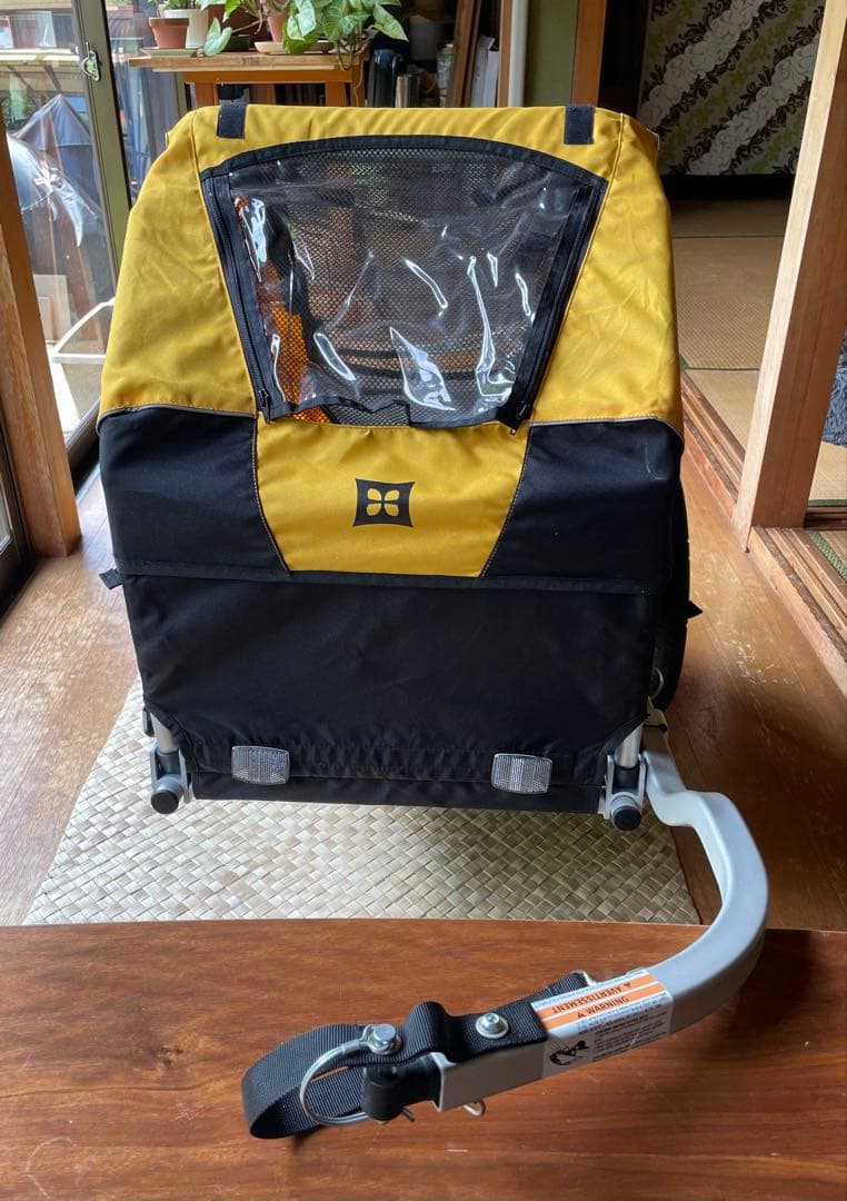 BURLEY ペットカート 自転車　専用　イエロー/ブラック中古美品