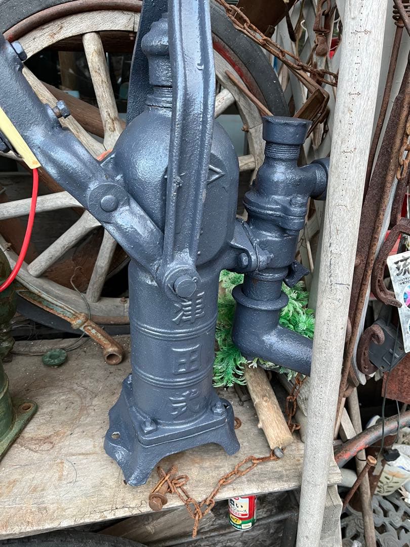 手押しポンプ、津田式ポンプ、密閉式手押しポンプ、手漕ぎポンプ、大型手押しポンプ