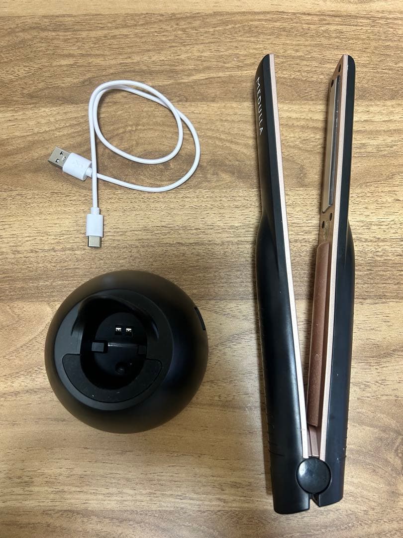 MEDULLA コードレス 超音波ヘアアイロン ブラック