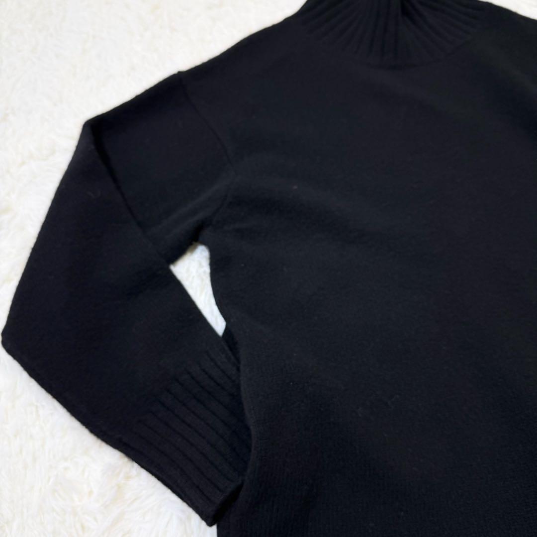 美品✨ Plageスーパーファインウールカシミヤハイネックミニワンピース