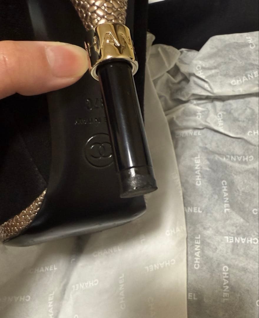 CHANEL シャネル ショートブーツ スエード生地