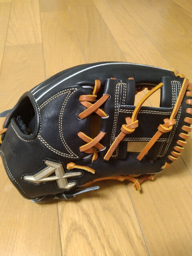 ATOMS 軟式グローブ 026型 黒/オレンジ 新品未使用