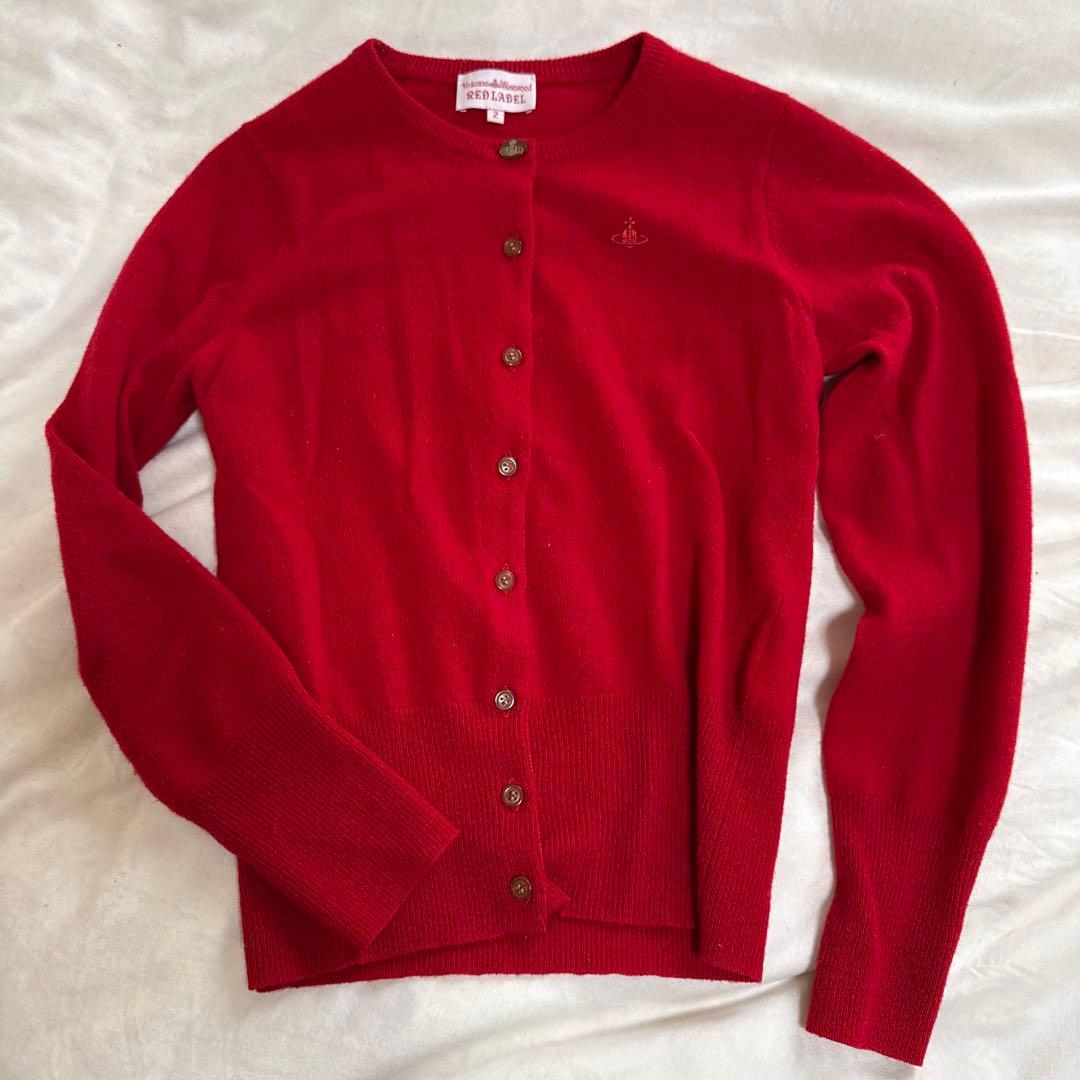 Vivienne Westwood RED LABEL★カーディガン★赤