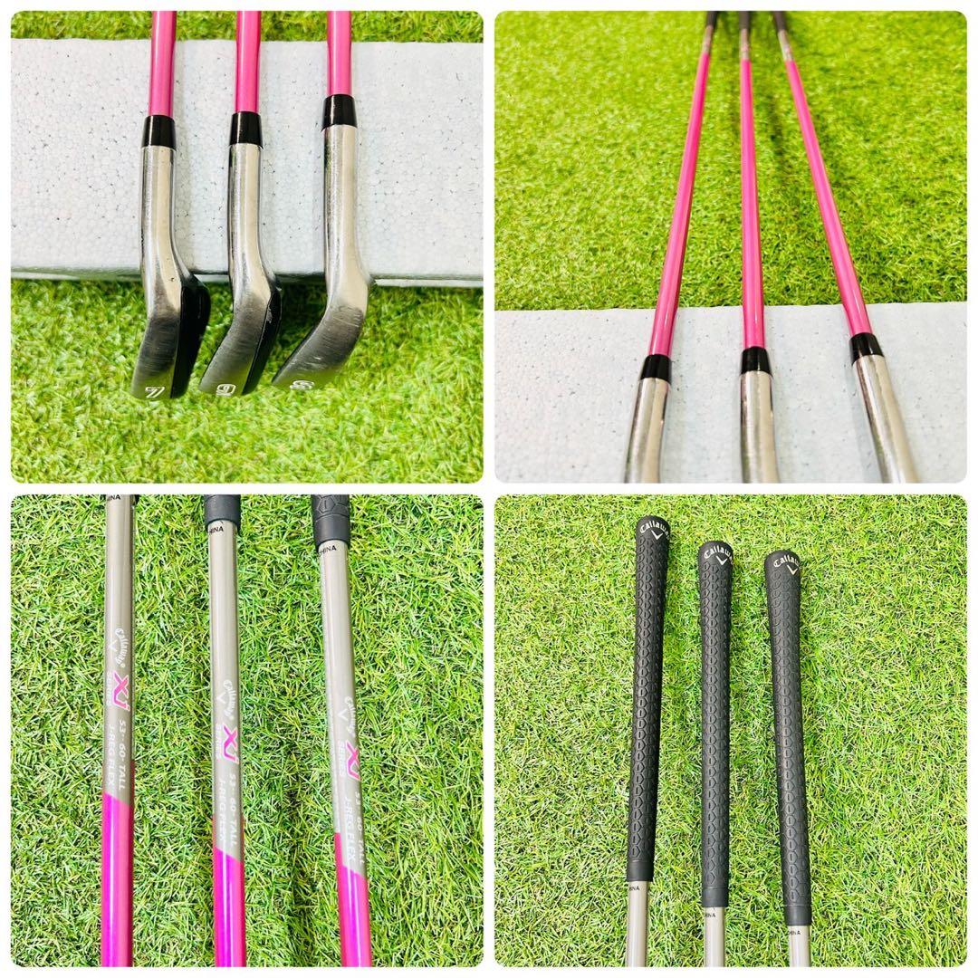 良品 キャロウェイ XJ SERIES ジュニア ゴルフ 7本 セット 初心者