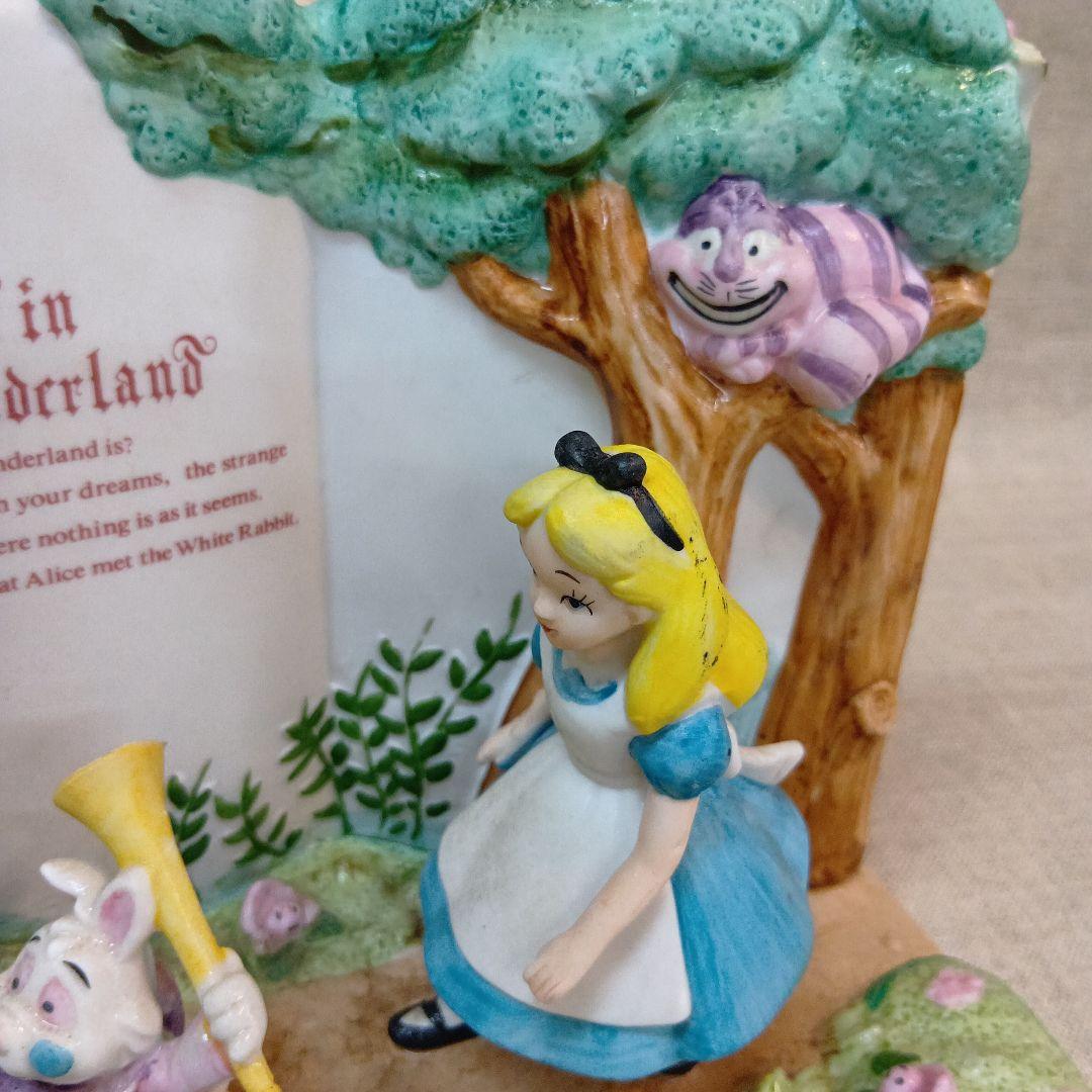 不思議の国のアリス 置物　アンティーク　激レア　当時物　ディズニー
