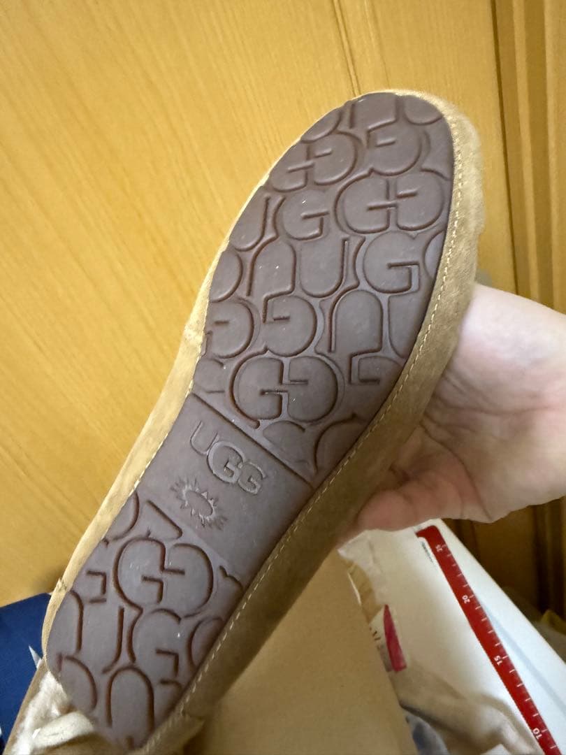 UGG W SCALLOPED MOC 9 CHE★キャメル新品26センチ