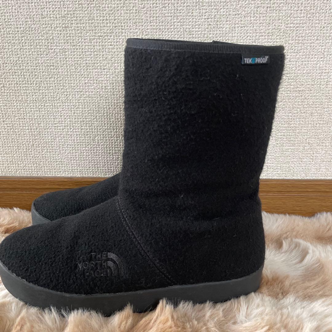 【美品】THE NORTH FACE ブラック ムートンブーツ　24cm