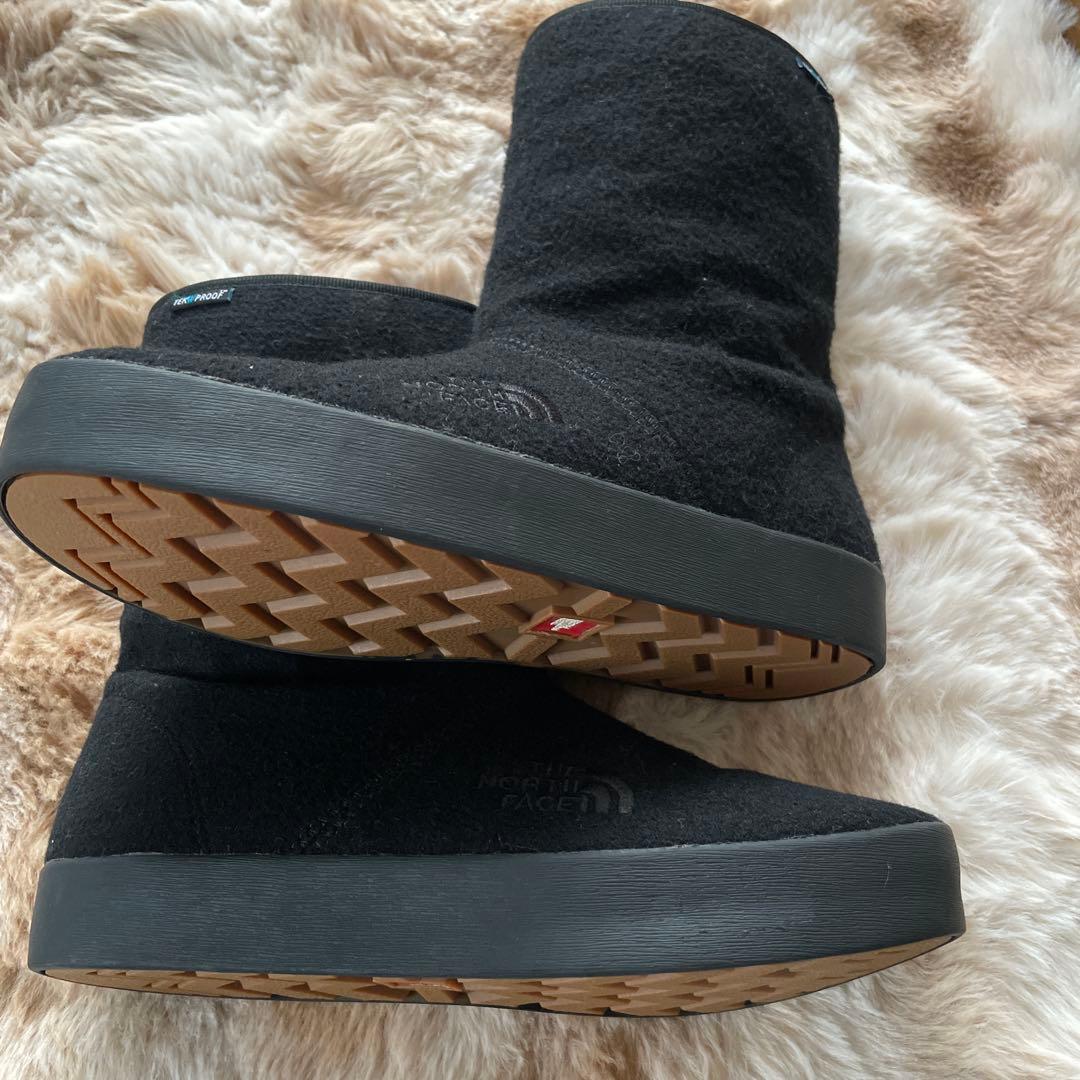 【美品】THE NORTH FACE ブラック ムートンブーツ　24cm