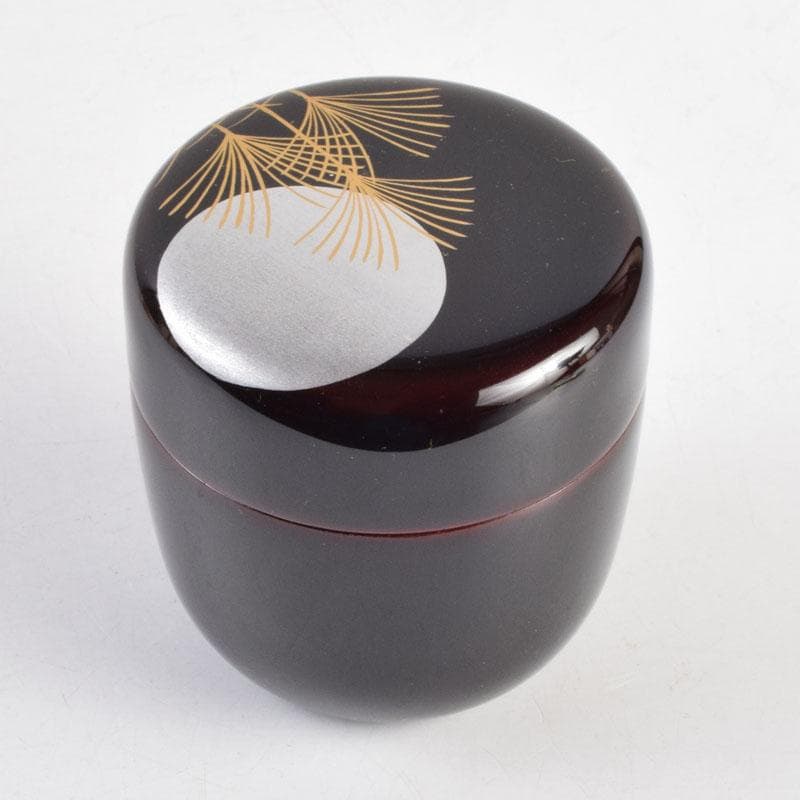 茶道具　加藤一衛造　秋月蒔絵　棗　共箱　V　8849