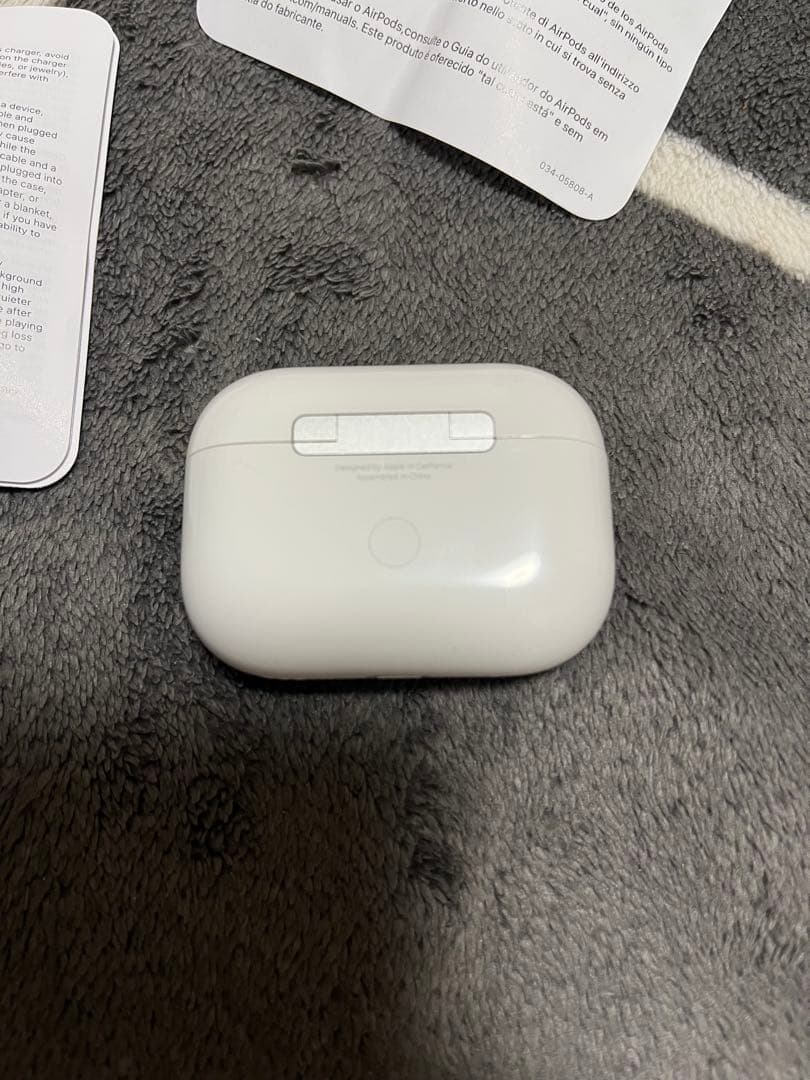 美品AirPodspro本体 取扱説明書 イヤーチップ付き