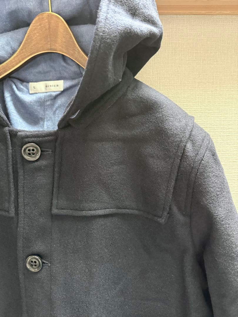 nisica ニシカ ダッフルコート ウールコート 美品