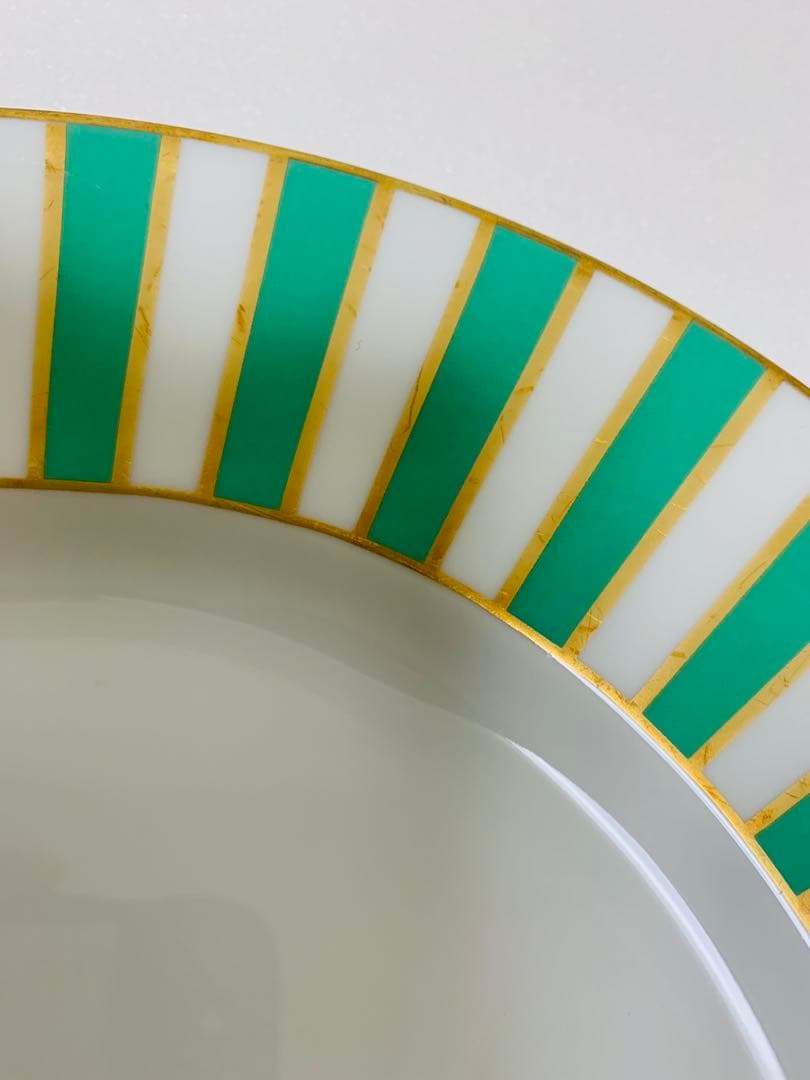 リチャードジノリ アマデウス グリーン プレート 26cm 4枚セット