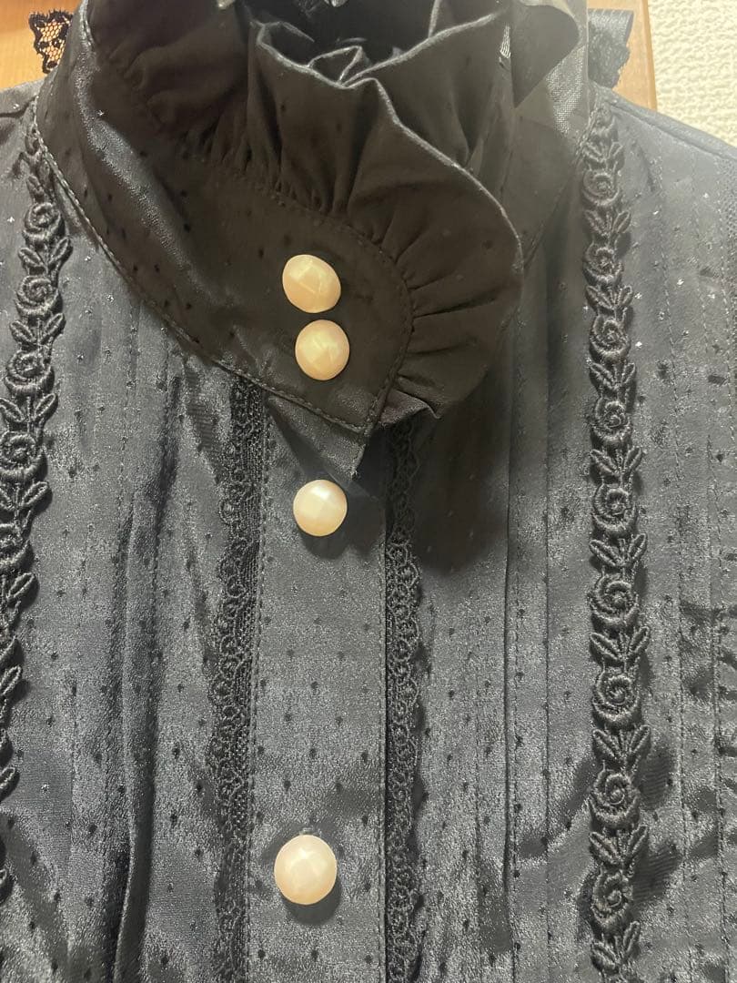 ベイビーザスターズシャインブライト 長袖ブラウス 黒