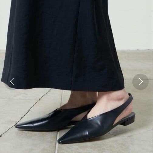 MARW UNITED ARROWS　バックストラップ フラットシューズ