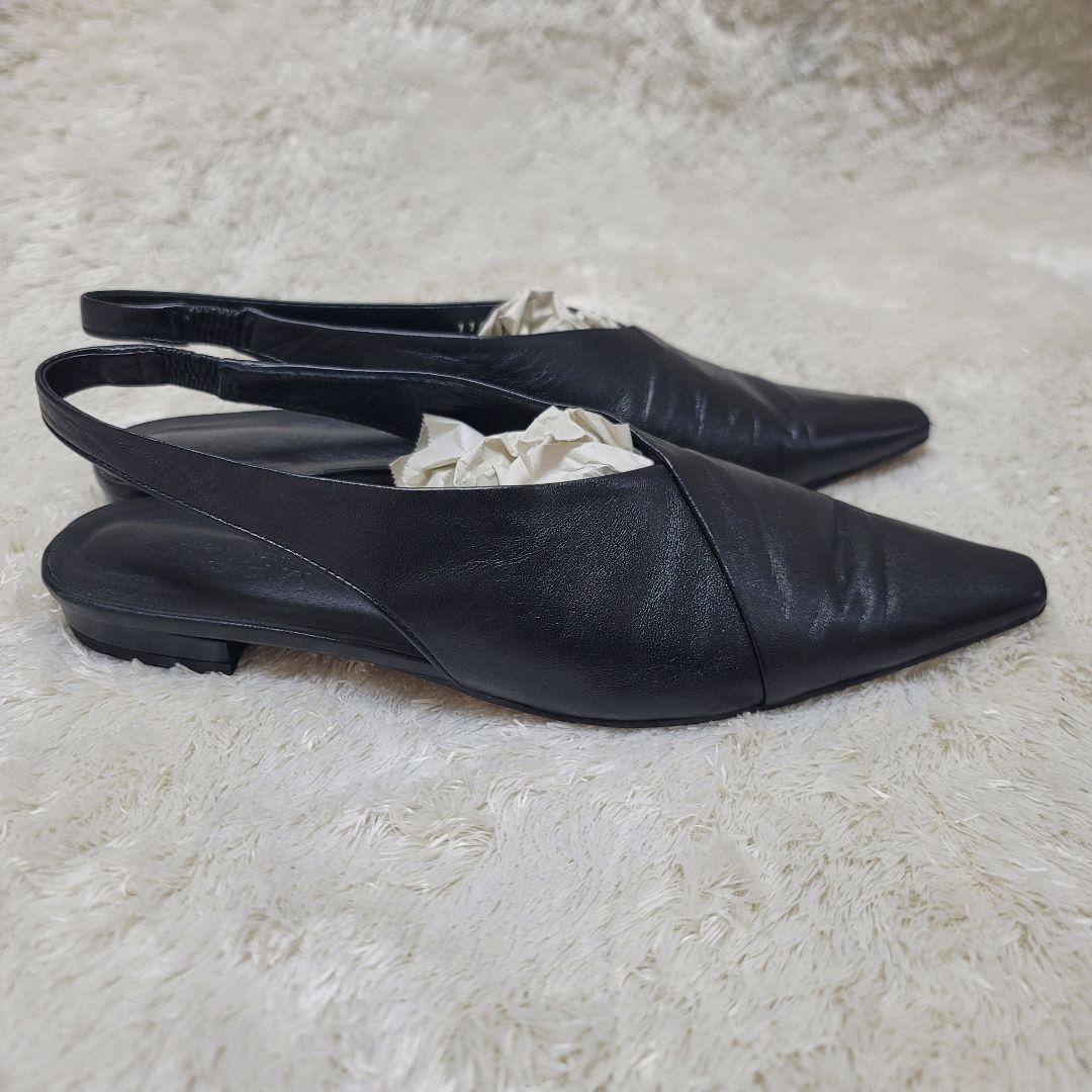 MARW UNITED ARROWS　バックストラップ フラットシューズ