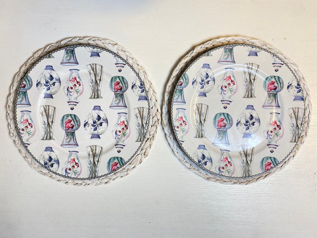 kgka✨円形ランチョンマット（各2枚）8色セット/プレート2枚