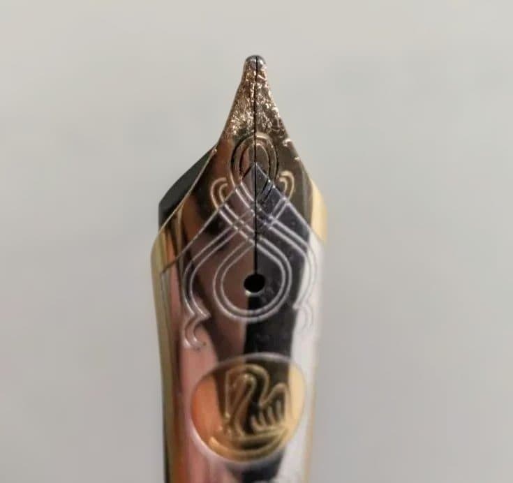 〇ペリカン M1000用 18C 750 M　交換用ペン先　ジャンク