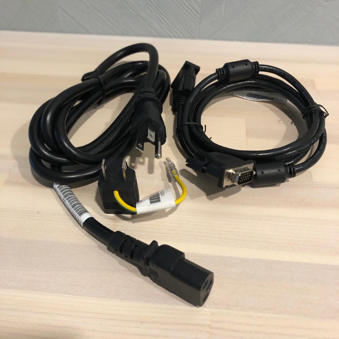 液晶ディスプレイモニター 23型 ワイド VGA／電源ケーブル付