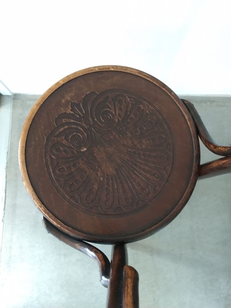 アンティークベントウッドチェア　ヴィンテージ曲げ木椅子 ダークブラウン