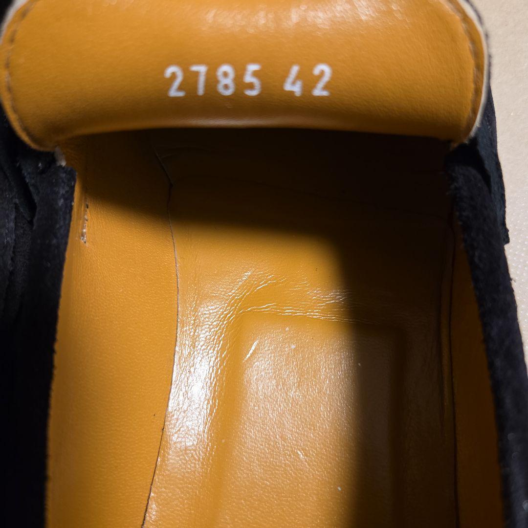 ​【美品】DOUCAL'S デュカルス スエード ローファー 42 黒