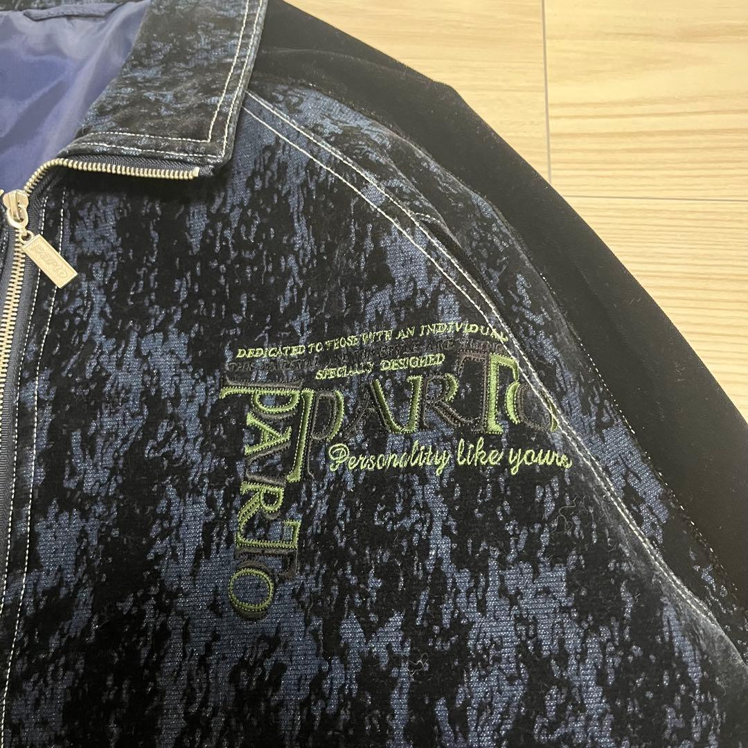 極美品✨90s PARTO SPORT ヘビーベロアセットアップ上下 B系Y2K